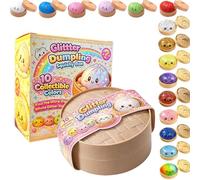 OLYGEE Dumpling Squishy, Super Soft Slow Rising Fidget Toy, Cute Bao Bun Design Sensory Plaything, Calming Gift for Kids Adults with Random Color Surprise (1PCS)