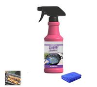 OLYGEE Fast-Acting Heavy-Duty Grill Degreaser Spray, 120 ML BBQ Cleaner for Outdoor Barbecue, Professional Strength Grease Remover (1pcs)