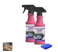 OLYGEE Fast-Acting Heavy-Duty Grill Degreaser Spray, 120 ML BBQ Cleaner for Outdoor Barbecue, Professional Strength Grease Remover (2pcs)
