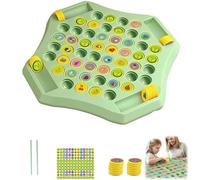 OLYGEE Flip Chess Memory Game, Gencokok Flip Chess Memory Game with Double Cartoon Pattern Matching Memories Pattern for Kids and Family Party Gatherings (Fruit)