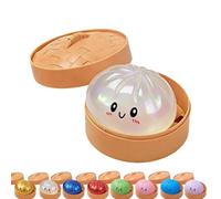 OLYGEE Glitter Dumpling Squishy Mystery Box, Crazy Fun Dumpling Squishy Stress Ball, Anxiety Relief Fidget (1pcs-b)