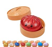 OLYGEE Glitter Dumpling Squishy Mystery Box, Crazy Fun Dumpling Squishy Stress Ball, Anxiety Relief Fidget (1pcs-d)