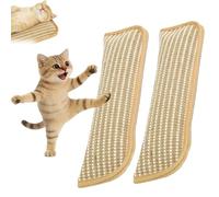 OLYGEE Interactive Catnip Chew Toy - Kicker Pillow with Sisal, Bite-Resistant for Teething Kittens, Calms Anxiety & Drives Cats Crazy with Fun (2 PCS)
