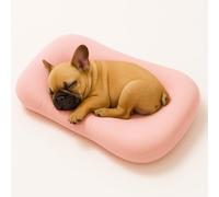 OLYGEE Medium Dog Bed for Medium Dogs, Washable Dog Cat Bed, Comfort Pet Couch Sofa with Washable Removable Cover, Pets Bed (Pink,29.5" x 19.5" x 6")