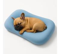 OLYGEE Medium Dog Bed for Medium Dogs, Washable Dog Cat Bed, Comfort Pet Couch Sofa with Washable Removable Cover, Pets Bed (Blue,29.5" x 19.5" x 6")