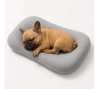 OLYGEE Medium Dog Bed for Medium Dogs, Washable Dog Cat Bed, Comfort Pet Couch Sofa with Washable Removable Cover, Pets Bed (Gray,29.5" x 19.5" x 6")