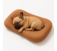 OLYGEE Medium Dog Bed for Medium Dogs, Washable Dog Cat Bed, Comfort Pet Couch Sofa with Washable Removable Cover, Pets Bed (Brown,29.5" x 19.5" x 6")