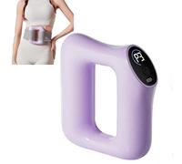 OLYGEE Multifunctional Full-Body Fascia Rings, 2025 Upgraded Full-Body Fat Burning and Shaping, Ergonomic Electric Belly Massager Ring, Adjustable 3 Modes / 5 Levels of Intensity Massage (Purple)