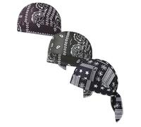 OLYGEE Paisley Cooling Headscarf Cap, Lightweight Sweat Wicking Bandana, Motorcycle Helmet Liner Skull Cap for Men Women (K)