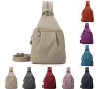 OLYGEE Premium 3 In 1 Anti-Theft Travel Tote Bag, Convertible Crossbody Backpack Bags for Women (Khaki)