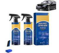 OLYGEE Quick Acting Car Coating Spray, Quick Effect Coating Agent, Car Wax Coating & Scratch Polishing Spray (2pcs)