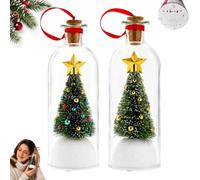 OLYGEE Record a Message Christmas Tree,Message in A Bottle Voice Recording (2PCS)