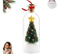 OLYGEE Record a Message Christmas Tree,Message in A Bottle Voice Recording (AA)