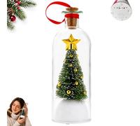 OLYGEE Record a Message Christmas Tree,Message in A Bottle Voice Recording (BB)