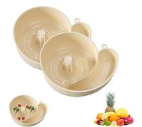 OLYGEE Snail-Shaped Automatic Drain Basket Spinner, 4-in-1 Multifunctional Rotary Fruit and Vegetable Washer, 9.25x3.15 Inch, Portable Kitchen Cleaner for Home Sink, Berries Meat Seafood Wash Tool (D)