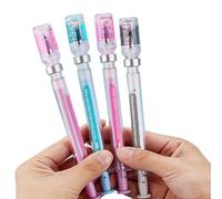 OLYGEE Syringe Shaped Gel Pens 0.38mm Black Ink Creative Novelty Pen Funny Ballpoint Pens for Office Supplies Nursing School Smooth Writing Cute Stationery Gifts for Adults Nurse Doctor (6pcs)