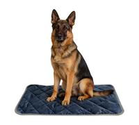OLYGEE Thermal Reflection Pad for Dogs, Self Warming Dog Bed for Winter - Ultra Soft, Anti-Slip & Machine Washable for All Dogs & Cats (Dark Blue,XL: 115 * 72cm)