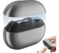 OLYGEE Vueeze Easyclip Smart Nail Clipper, 3-in-1 Electric Nail Trimmer and File, Integrated Shear/Grinding System, LED Safety Lighting, Nail Scraps Storage and Polishing (1pcs*Gray)