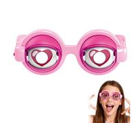 OLYGEE Winking Glasses, Kinetic Crazy Eyes Glasses with Manual Blink Action, Prank Stuff Silly Party Favors Costume (#B 1)