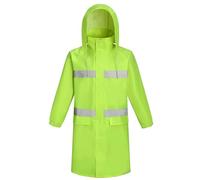 OlyljpinZ Homme Pluie Imperméable Léger avec Capuche Réutilisable Portable Imperméable Poncho Respirant Multi-Usage Imperméable Manteau Long imperméable avec Réfléchissante