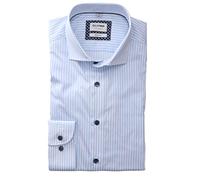 OLYMP Chemise à manches longues pour homme - Coupe ajustée - Rayures romaines - Coupe ajustée - Royal Kent, Bleu 11., 37