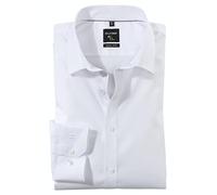 OLYMP Chemise à manches longues pour homme No. Six, uni, super slim, Urban Kent, Blanc., 43