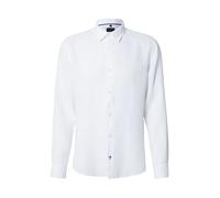 OLYMP Chemise de loisirs à manches longues pour homme - Couleur unie - 059 Casual 22 - Col Kent, Blanc 00, L