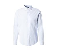 OLYMP Chemise business bleu clair / blanc, Taille 39-40
