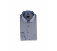 Olymp Homme Chemise Business à Manches Longues Luxor,Modern fit,Global Kent,Marine 18,44