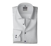 Olymp Chemise habillée Comfort Fit 1064/84/00 Blanc Imprimé