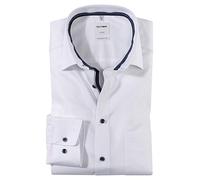 OLYMP Chemise Homme SML, Opaque, Blanc, 42