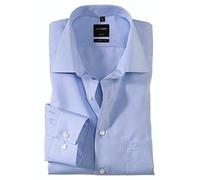 OLYMP Chemise "Modern Fit" à manches longues pour homme - bleu - 44