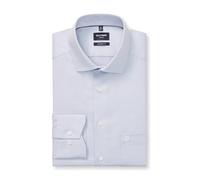 OLYMP Global Kent Luxor Chemise à manches longues pour homme, fausse unie, 470, coupe moderne, taille 26,19, Gris argenté 63, 47 grande taille