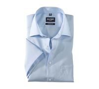 Olymp Homme Chemise Business à Manches Courtes Luxor,Modern fit,New Kent,Blau 15,44