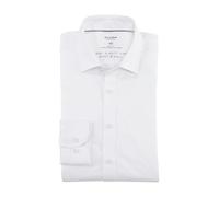Olymp Homme Chemise Business à Manches Longues Level Five 24/Seven,Body fit,New York Kent,Weiß 00,45