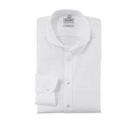 Olymp Homme Chemise Business à Manches Longues Level Five,Body fit,col Requin,Weiss 00,42