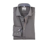 Olymp Homme Chemise Business à Manches Longues Level Five,Body fit,Royal Kent,Anthrazit 67,42