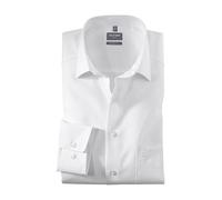 Olymp Homme Chemise Business à Manches Longues Luxor,Comfort fit,New Kent,Weiß 00,45