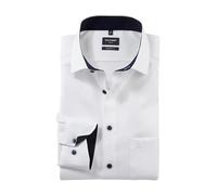 Olymp Homme Chemise Business à Manches Longues Luxor,Modern fit,Global Kent,Weiß 00,44