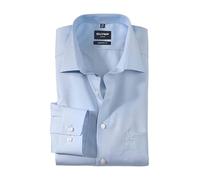 Olymp Homme Chemise Business à Manches Longues Luxor,Modern fit,New Kent,Blau 15,40