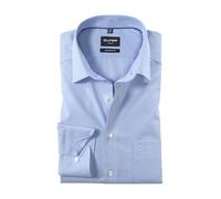 Olymp Homme Chemise Business à Manches Longues Luxor,Modern fit,New Kent,Bleu 11,45