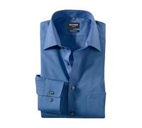 Olymp Homme Chemise Business à Manches Longues Luxor,Modern fit,New Kent,Indigo 96,44