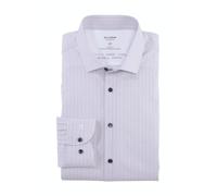 Olymp Homme Chemise d'affaires Manches Longues Level Five 24/Seven,Impression rotative sur uni,Body fit,Kent Moderne,Rouge (Granat 86),40