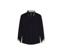 Olymp Homme Chemise Manches Longues Luxor,Uni,Taille Normale,Col Chemise Classique