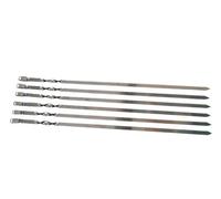 Olymp Lot de 6 brochettes, 60 cm (2,5 mm extra épaisseur)