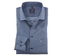 Olymp - Luxor Business Shirt - Homme - Chemises - Bleu - Taille: M
