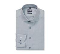 OLYMP Luxor Chemise à manches longues pour homme, faux uni, 054, coupe moderne, 21,16 Royal Kent, Vert 45, 42