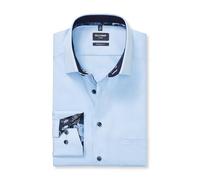 OLYMP Luxor Chemise à manches longues pour homme, faux uni, 465, coupe moderne, 20,13 New Kent, Bleu 11., 41