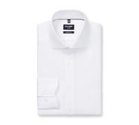 OLYMP Luxor Chemise à manches longues pour homme, jacquard, 465, coupe moderne, 20,16, Royal Kent, Blanc 00, 42