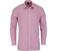 OLYMP Luxor modern fit chemise manches longues avec garniture rayures rose taille 46